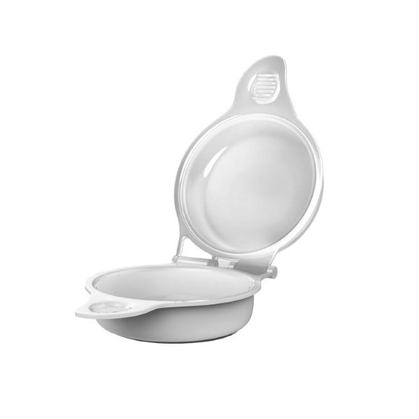 Hastings Home Microwave Egg Cooker - Portable Breakfast Omelet Maker - Kitchen Essentials